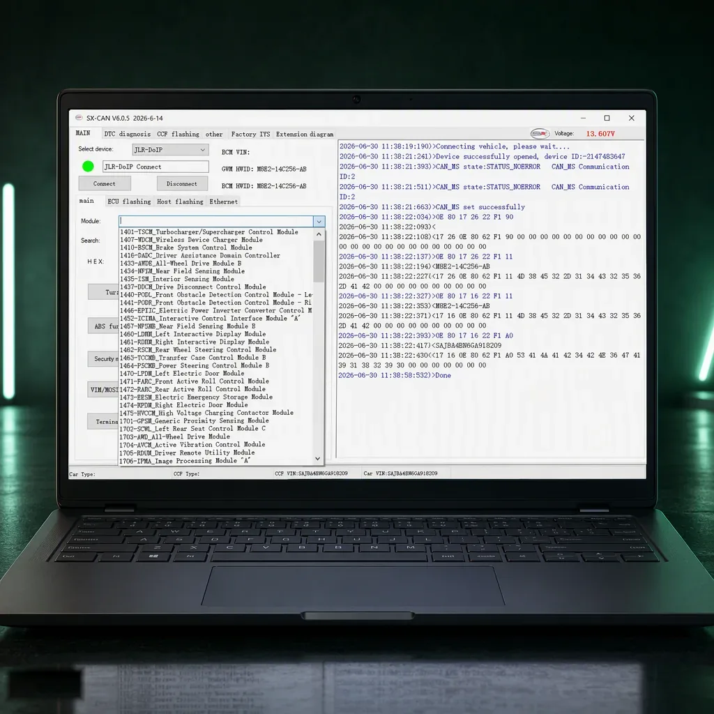 SX-CAN Software