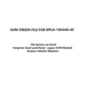 DPLA-19H440-AF Virgin Chip Data KVM