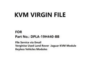 DPLA-19H440-BB Virgin Chip Data KVM