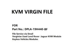 DPLA-19H440-BF Virgin Chip Data KVM