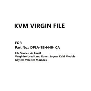 DPLA-19H440-CA Virgin Chip Data KVM