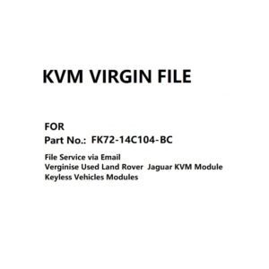 FK72-14C104-BC Virgin Chip Data for KVM