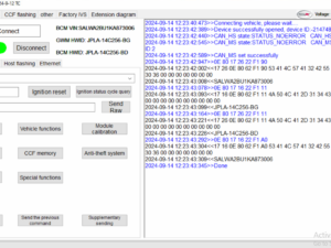 Demo SX-Can SX JLR Engineering Tool