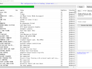 Alternative view of Demo JLR CCF Tools 5.0 CCF Editor for JLR 2017-2024