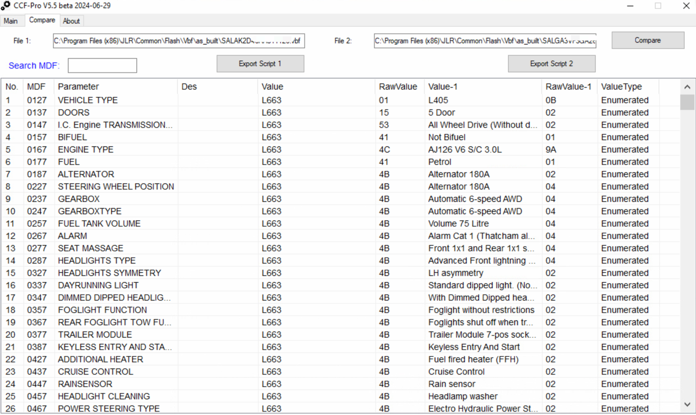 CCF-PRO CCF Editor for Jaguar Land Rover 2006-2024