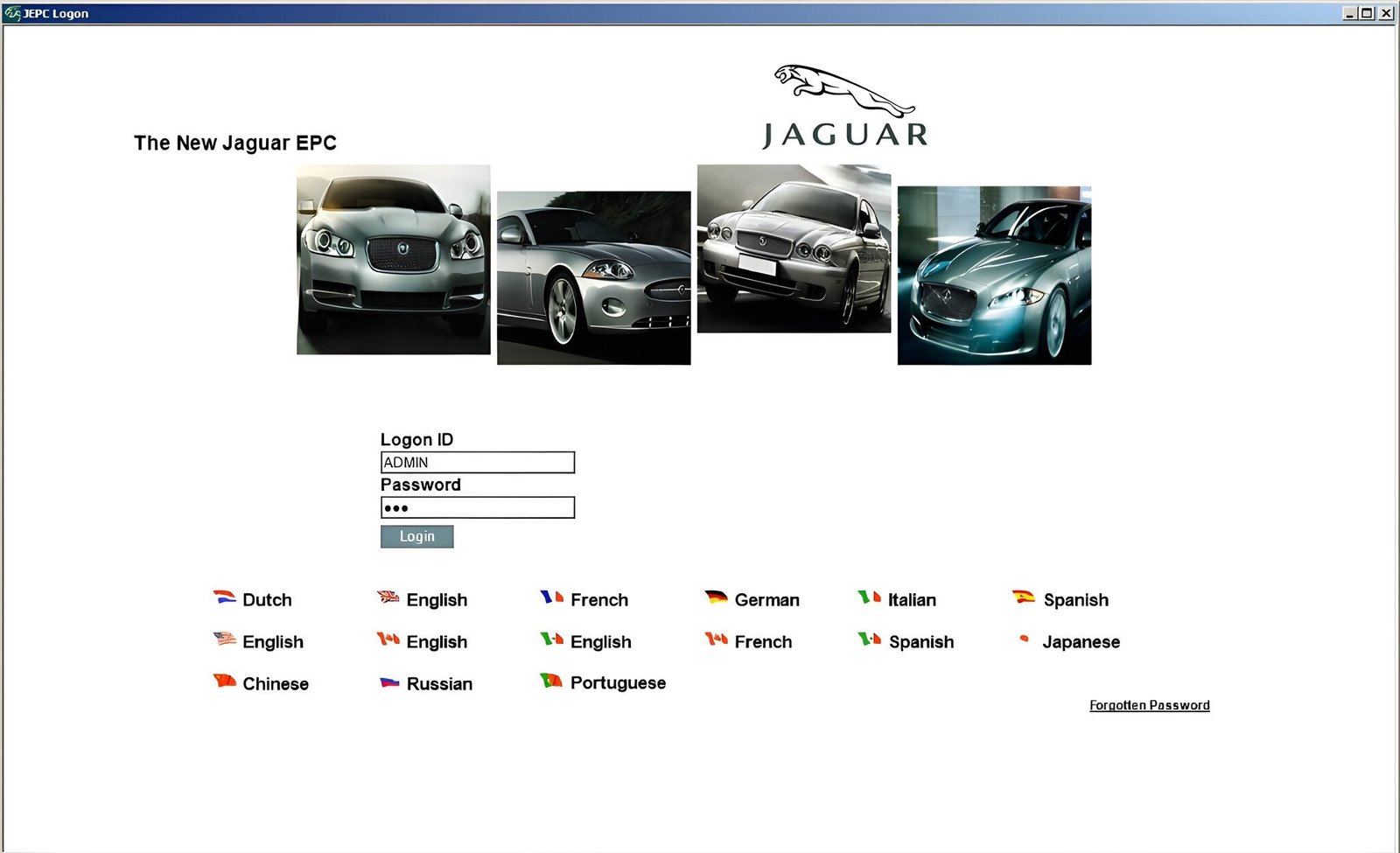 JAGUAR EPC -
ELECTRONIC PARTS CATALOG - Image 4