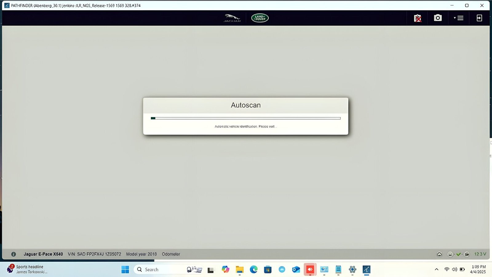 JLR PATHFINDER SOFTWARE OEM DIAGNOSTICS,
PROGRAMMING & CODING - Image 2