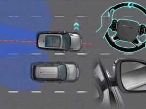 Blind spot assist symbol